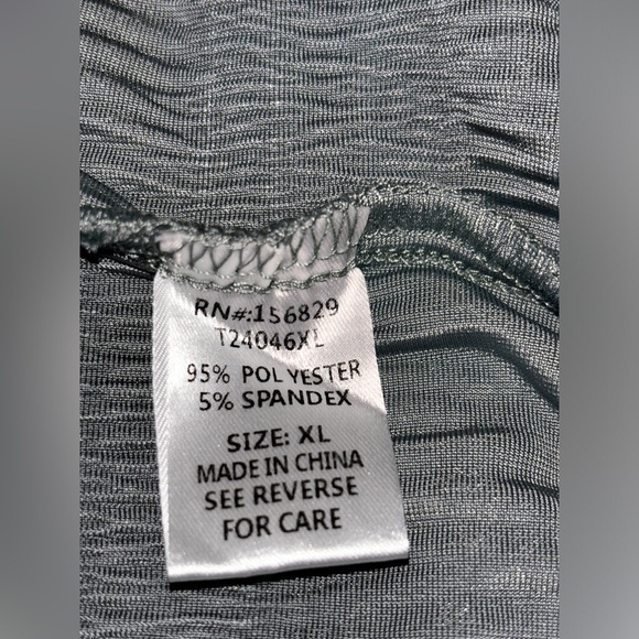 White Birch Women Velvet Burnout Black Label‎ Button Down Shirt XL Whimsigoth - Picture 7 of 9